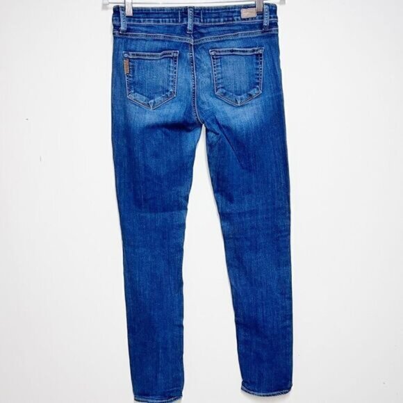 Paige Peg Skinny Jeans Eliza Womens Medium Distressed Sz 28 300 - Picture 2 of 3